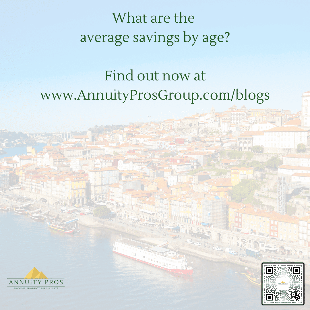 What are the average savings by age?